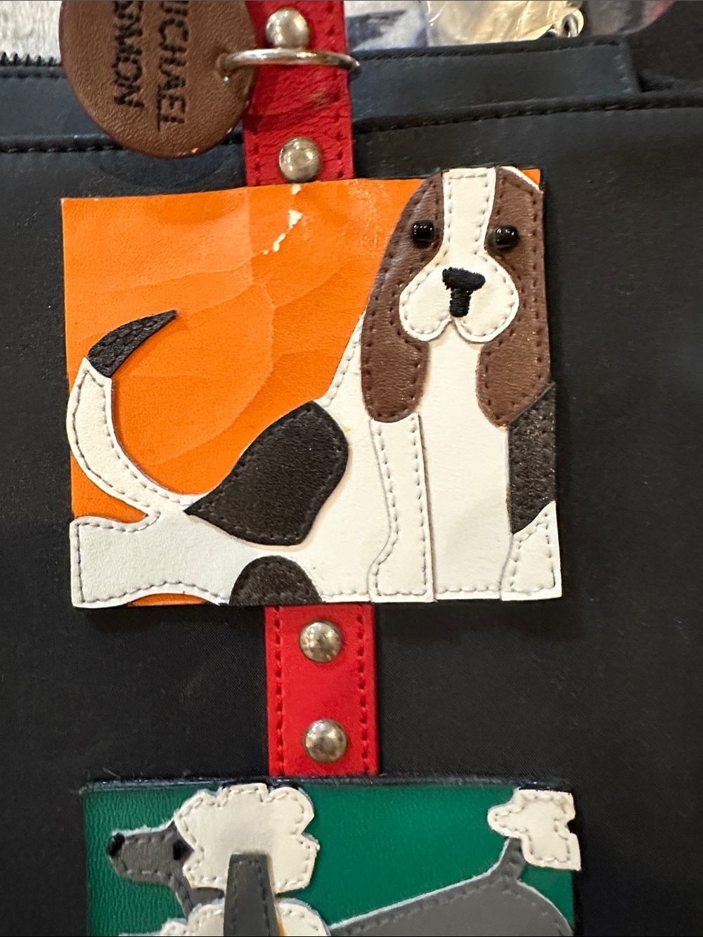 NWT RARE VINTAGE Michael Simon “Dogs” Bag - Picture 9 of 10